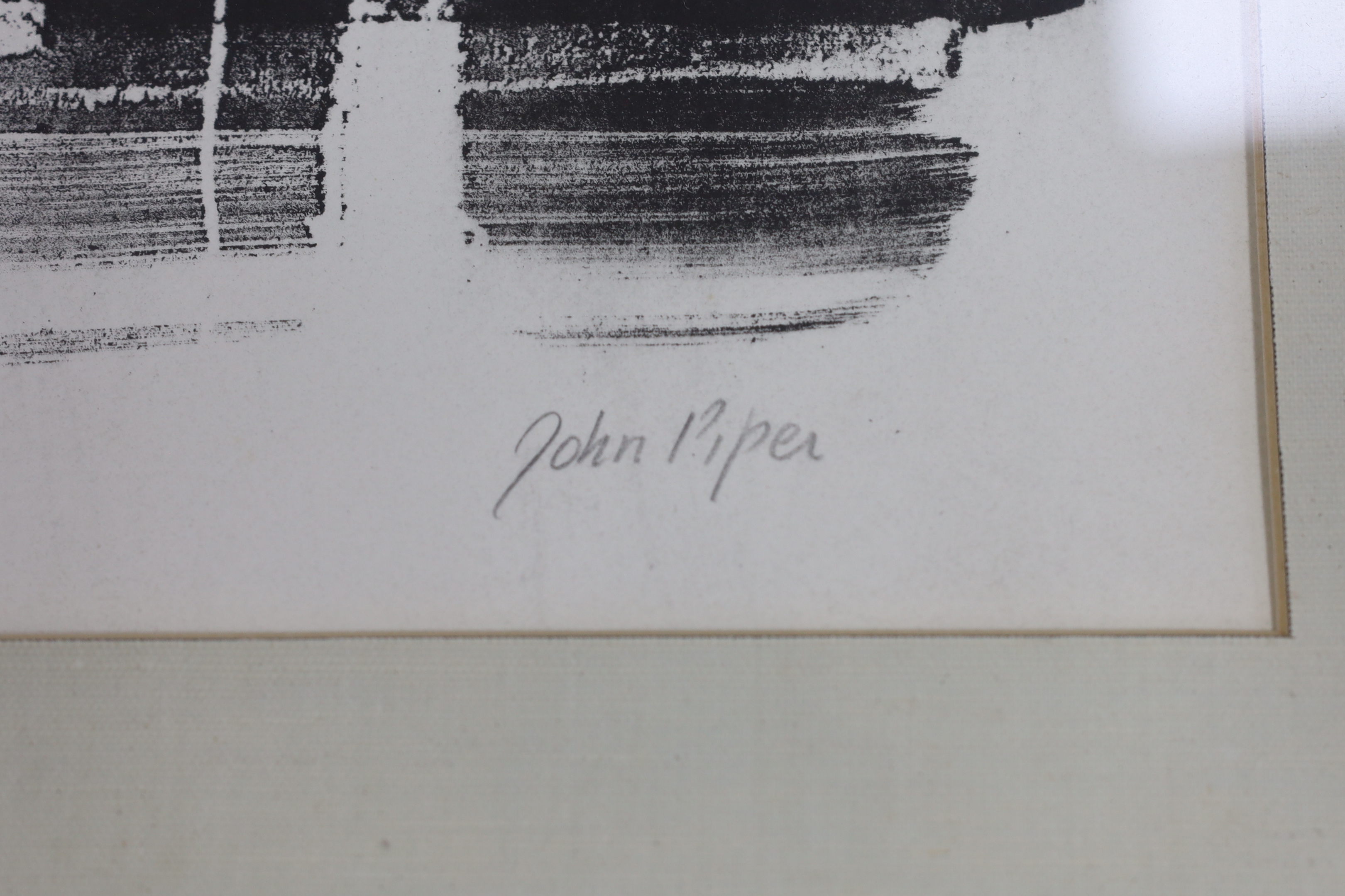 John Piper (1903-1992), proof lithograph, 'San Moise, Venice', signed in pencil, various details verso, 66 x 49cm